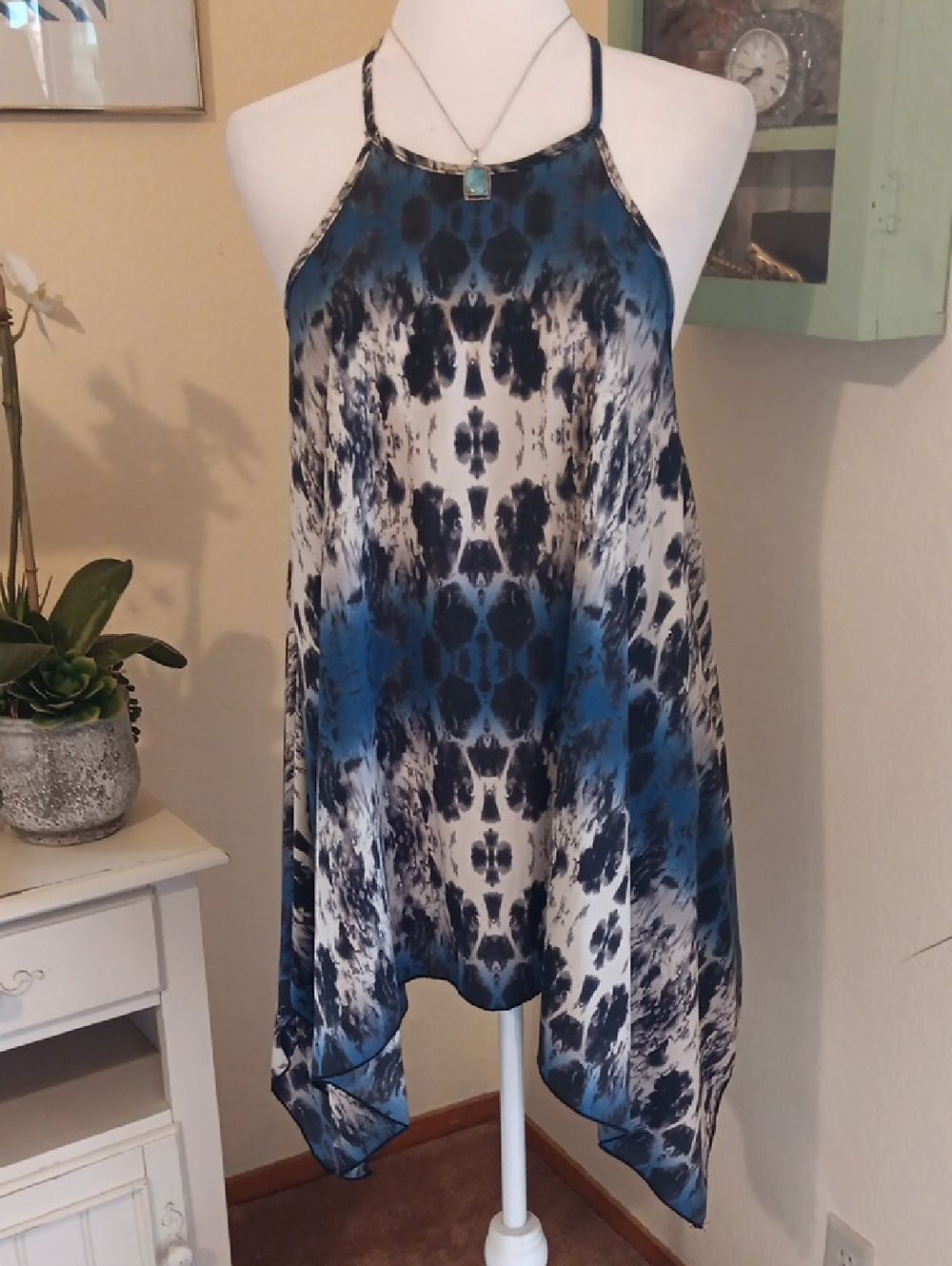 Vision USA Handkerchief Dress/Top.Bohemian. Arty